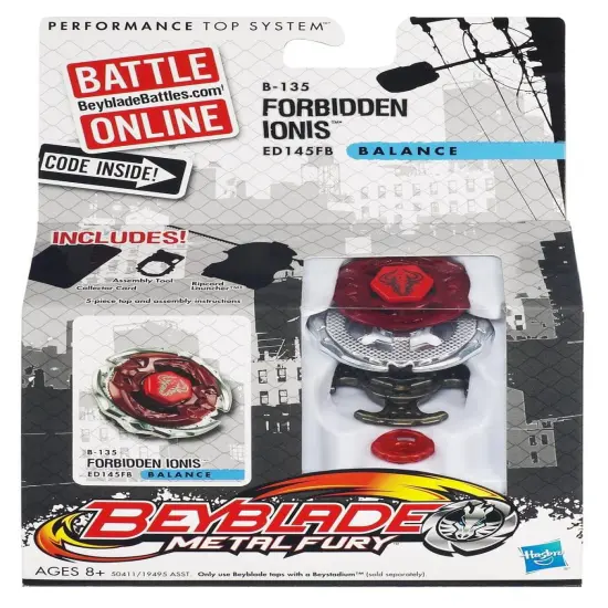 Beyblade Metal Fusion Battle Top Wave 7 B-135 Forbidden Ionis {1}