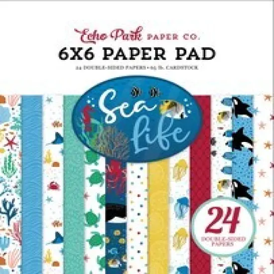 Echo Park Sea Life 6x6 Paper Pad {1}