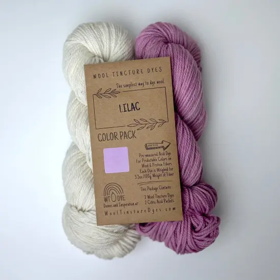 Wool Tincture Dye Color Packs Lilac {1}