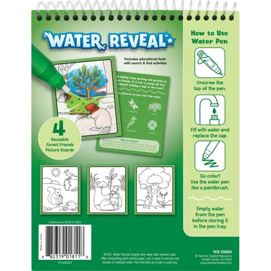 Forest Friends Water Reveal Book, 6 Sets {3}