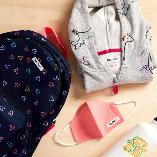 Avery No-Iron Fabric Labels, 1/2" x 1-3/4", Washer and Dryer-Safe, White, Non-Printable, 54 Labels Per Pack, 108 Blank Labels Total (2-Pack of 40720) {2}