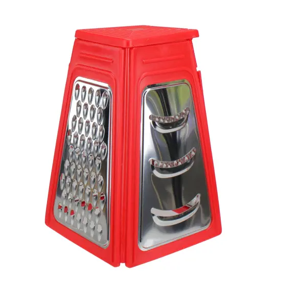 Avon 8.25" Red Collapsible Box Kitchen Grater {1}