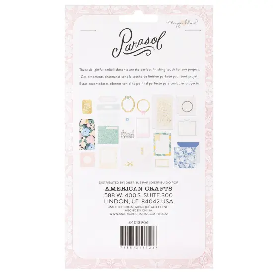Maggie Holmes Parasol Stationery Pack-W/Gold Foil {2}