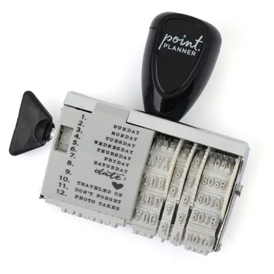 AC Point Planner Roller Stamp-Date {2}