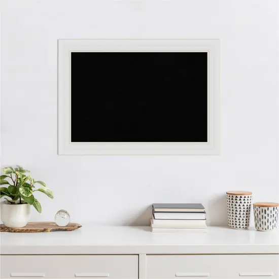 Flair Framed Corkboard, Black Cork Flair Soft White {5}