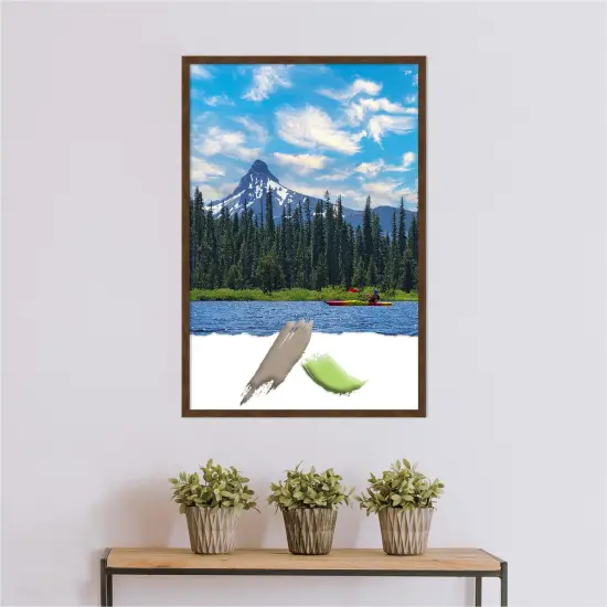 Carlisle Narrow Wood Picture Frame, Photo Frame, Art Frame Carlisle Brown {6}