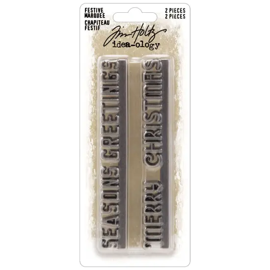 Tim Holtz Idea-Ology Festive Marquee-2/Pkg {1}