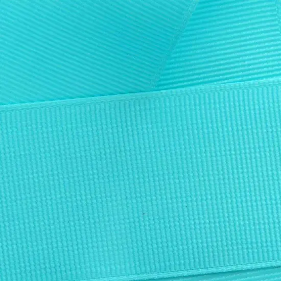 4" Grosgrain Ribbon Solid 319 Light Turquoise 25yd {1}
