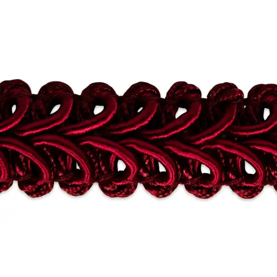 100yards of Alice Classic Woven Braid Trim | 100 yard cut Burgundy {1}