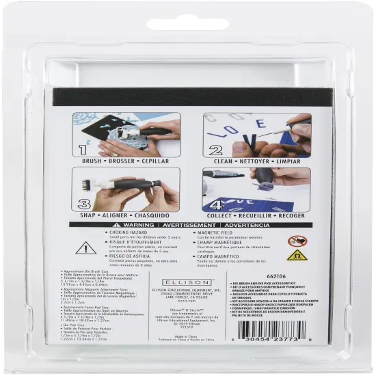 Sizzix Accessory Kit-Making Tool Die Brush & Pick {4}