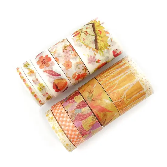 Wrapables Decorative Washi Tape Box Set (10 Rolls) Romantic Pink {10}