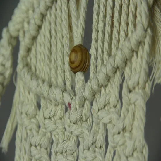 Purple Did Dyed Boho Cotton Macrame Dream Catcher {4}