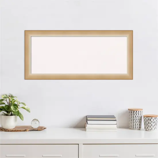Eva Narrow Framed Corkboard, White Cork Ombre Gold {4}