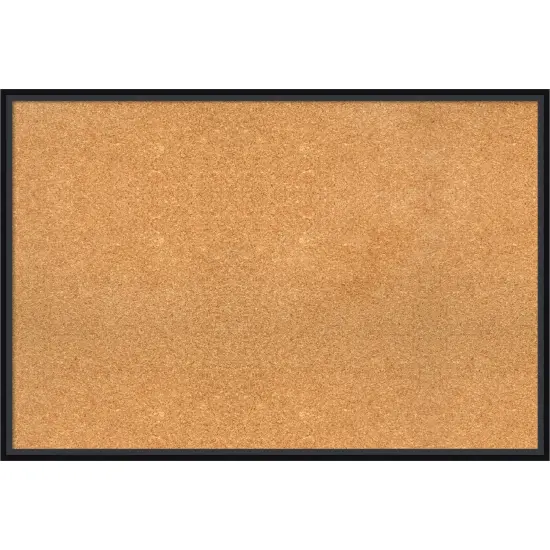 Lucie Wood Framed Corkboard, Natural Cork Lucie Black {1}