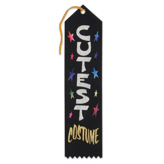 Beistle - Cutest Costume Award Ribbon - 2" x 8" - 6 Pack {1}
