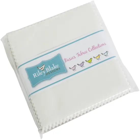 Riley Blake 5" Stacker Precut Bundle 42pcs-Confetti Cottons - Off White {3}