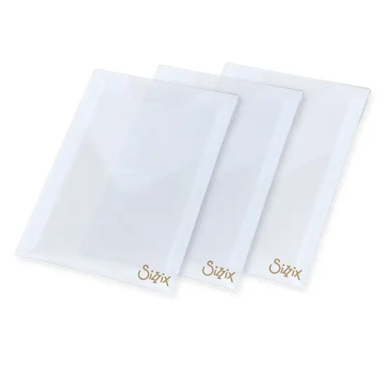 Sizzix Plastic Storage Envelopes 3/Pkg By Tim Holtz-For Dies & Stamps {3}