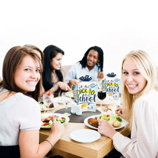 Big Dot of Happiness Back to School - Table Decorations - First Day of School Classroom Fold and Flare Centerpieces - 10 Count {7}