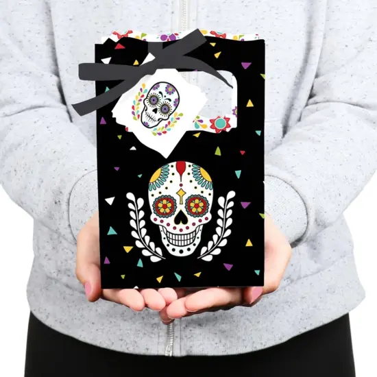 Big Dot of Happiness Day of the Dead - Sugar Skull Party Favor Boxes - Set of 12 {6}