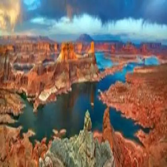 Alstrom Point at Lake Powell, Utah, USA Poster Print byFrank Krahmer - Item # VARPDX4FK3172 {2}