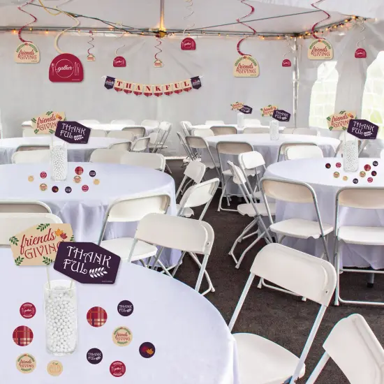 Big Dot of Happiness Friends Thanksgiving Feast - Friendsgiving Supplies Decoration Kit - Decor Galore Party Pack - 51 Pieces {4}