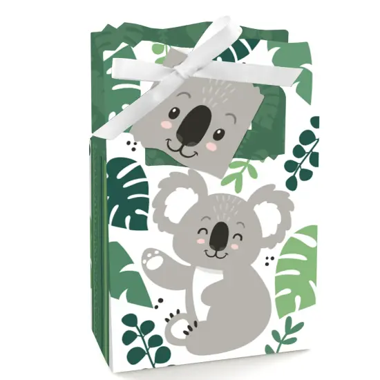 Big Dot of Happiness Koala Cutie - Bear Birthday Party and Baby Shower Favor Boxes - Set of 12 {1}