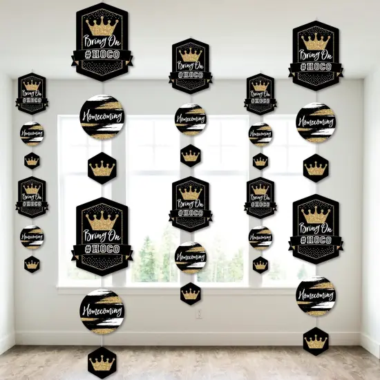 Big Dot of Happiness HOCO Dance - Homecoming DIY Dangler Backdrop - Hanging Vertical Decorations - 30 Pieces {1}