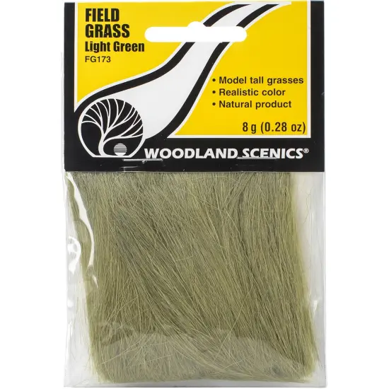 Woodland Scenics Field Grass 8g-Light Green {1}