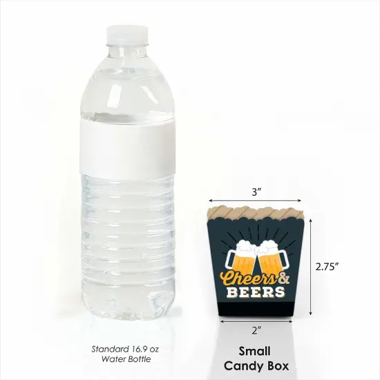 Big Dot of Happiness Cheers and Beers Happy Birthday - Party Mini Favor Boxes - Birthday Party Treat Candy Boxes - Set of 12 {3}