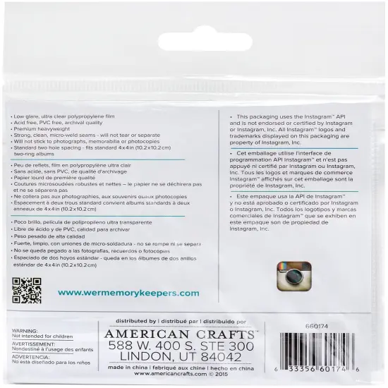 We R Albums Made Easy Photo Sleeve Protectors 10/Pkg-(1) 4"X4" Pocket {3}