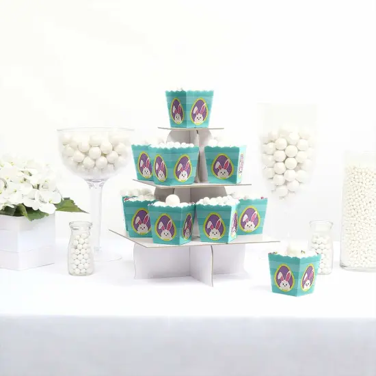 Big Dot of Happiness Hippity Hoppity - Party Mini Favor Boxes - Easter Bunny Party Treat Candy Boxes - Set of 12 {4}