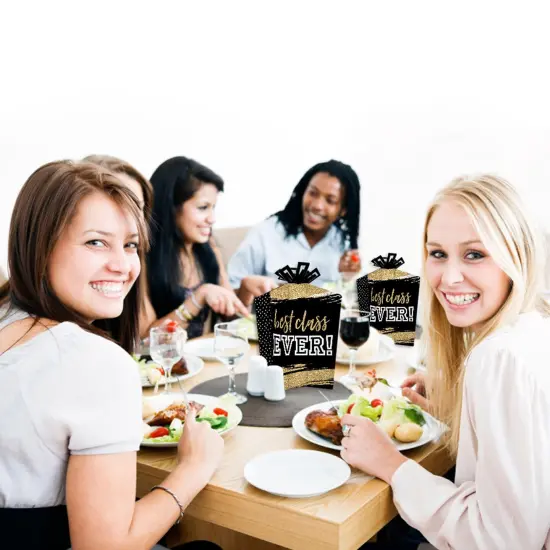 Big Dot of Happiness Reunited - Table Decorations - School Class Reunion Party Fold and Flare Centerpieces - 10 Count {7}