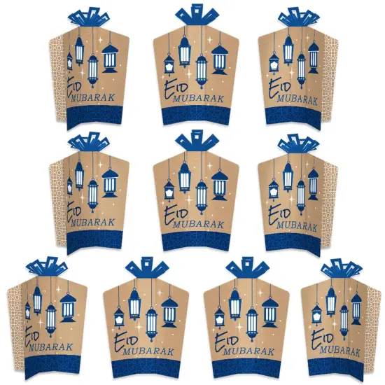 Big Dot of Happiness Eid Mubarak Table Decorations - Ramadan Fold and Flare Centerpieces - 10 Count {1}