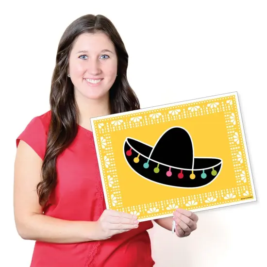 Big Dot of Happiness Let's Fiesta - Party Table Decorations - Fiesta Placemats - Set of 16 {7}