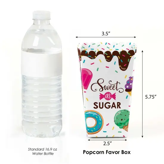 Big Dot of Happiness Sweet Shoppe - Candy and Bakery Birthday Party or Baby Shower Favor Popcorn Treat Boxes - Set of 12 {3}