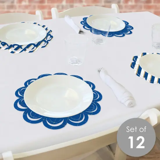 Big Dot of Happiness Royal Prince Charming - Baby Shower or Birthday Party Round Table Decorations - Paper Chargers - Place Setting For 12 {3}