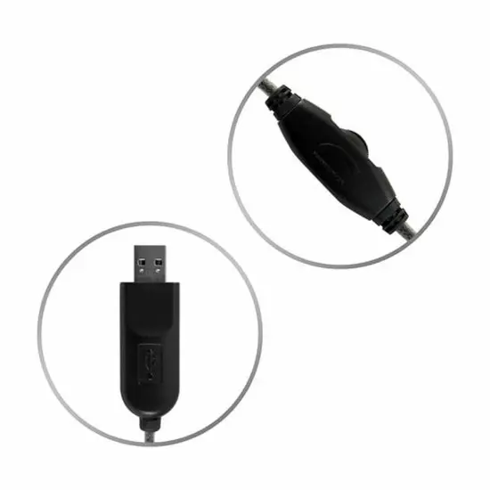 MACH-1 Multimedia USB Headset - Steel Reinforced Gooseneck Mic and In-Line Volume {4}