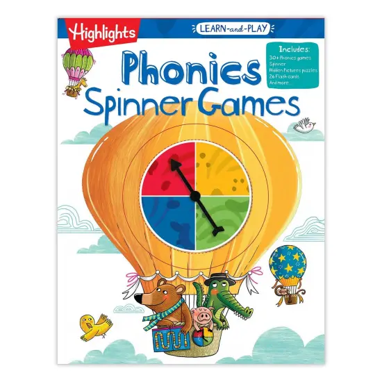 Learn-and-Play Phonics Spinner Games {1}