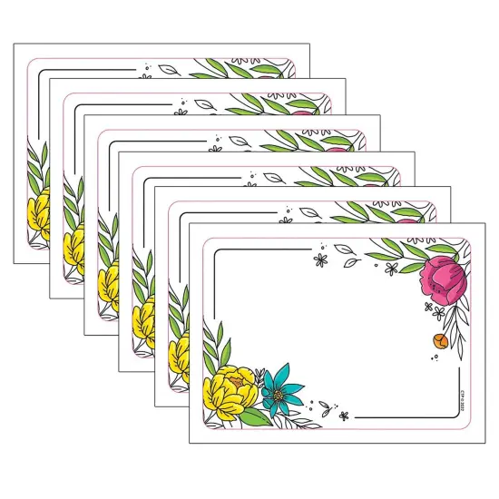 Bright Blooms Doodly Blooms Labels, 36 Per Pack, 6 Packs {1}