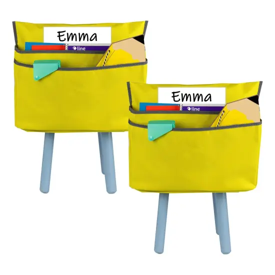 Small Chair Cubbie&trade;, 12", Sunny Yellow, Pack of 2 {1}