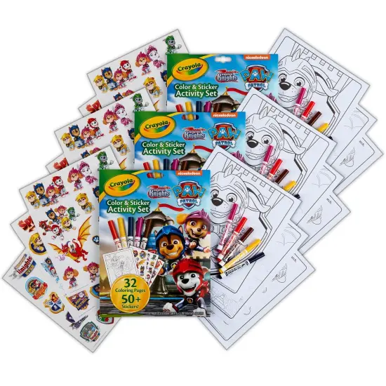 Color & Sticker Activity Set, Paw Patrol, 3 Sets {1}