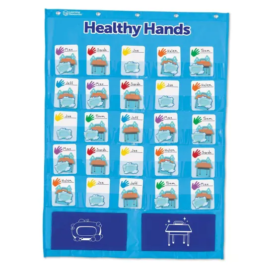 Healthy Hands Pocket Chart {2}