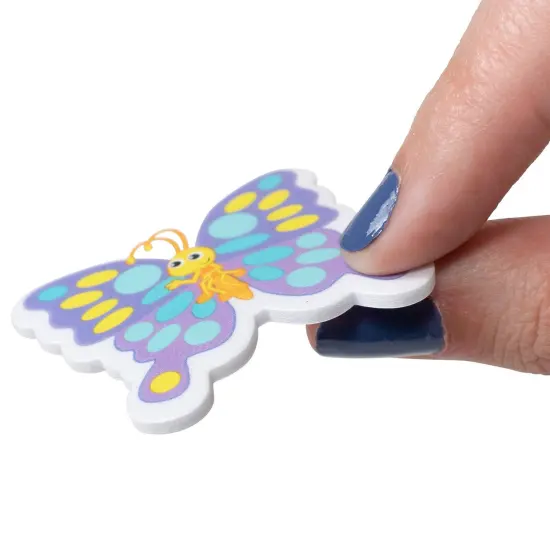 Foam Stickers, Garden, 168 Per Pack, 3 Packs {4}