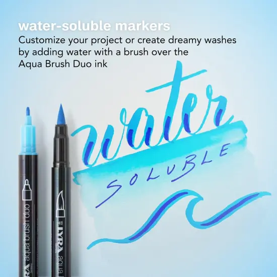 Aqua Brush Duo Art Markers, 24 Colors {3}