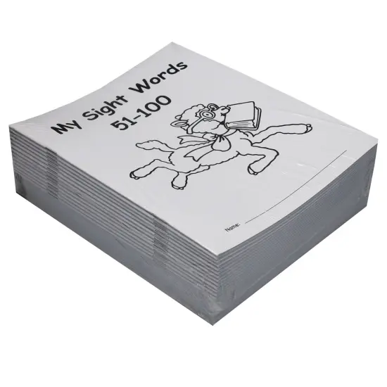 My Own Books: My Sight Words 51-100, Pack of 25 {2}