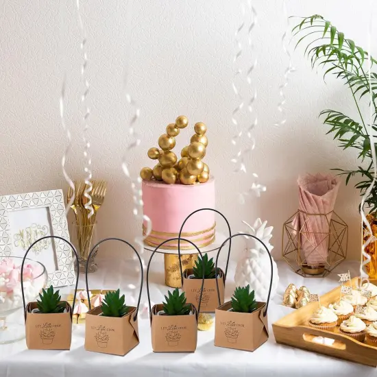 40-Pieces Let Love Grow Succulent Wraps {4}