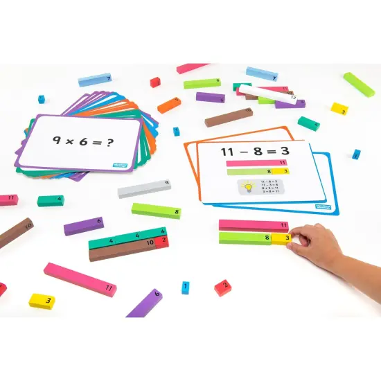 Wooden Number Rods, 156 Pieces {4}