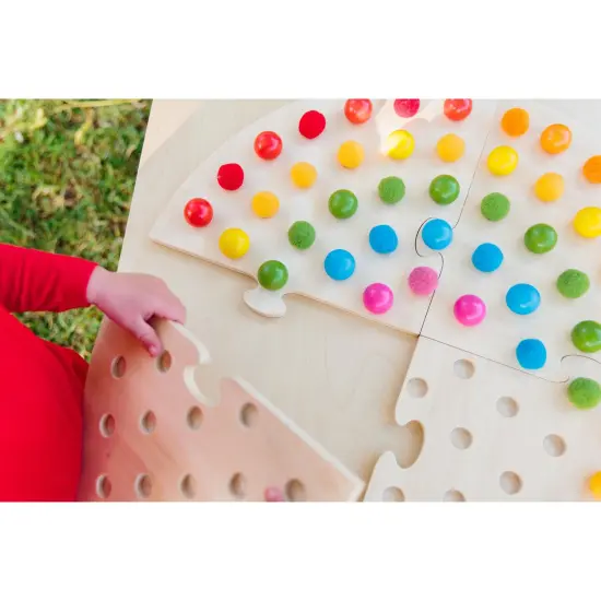 My Rainbow Globe - Wooden Puzzle {5}