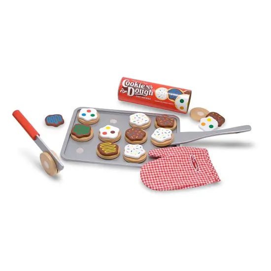 Slice and Bake Cookie Set - Wooden Play Food {5}
