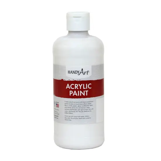 Acrylic Paint 16 oz, Blockout White, Pack of 3 {2}